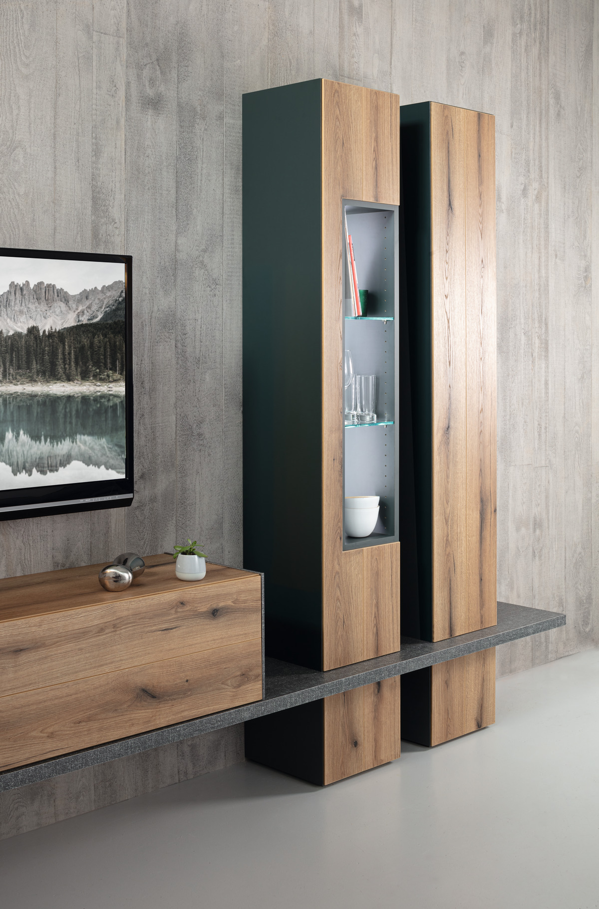 Kaindl Gemelamineerd Spaanplaat P2 25735 MN Zwart Groen 2800X2070X18MM