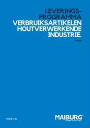 Leveringsprogramma verbruiksartikelen houtverwerkende industrie